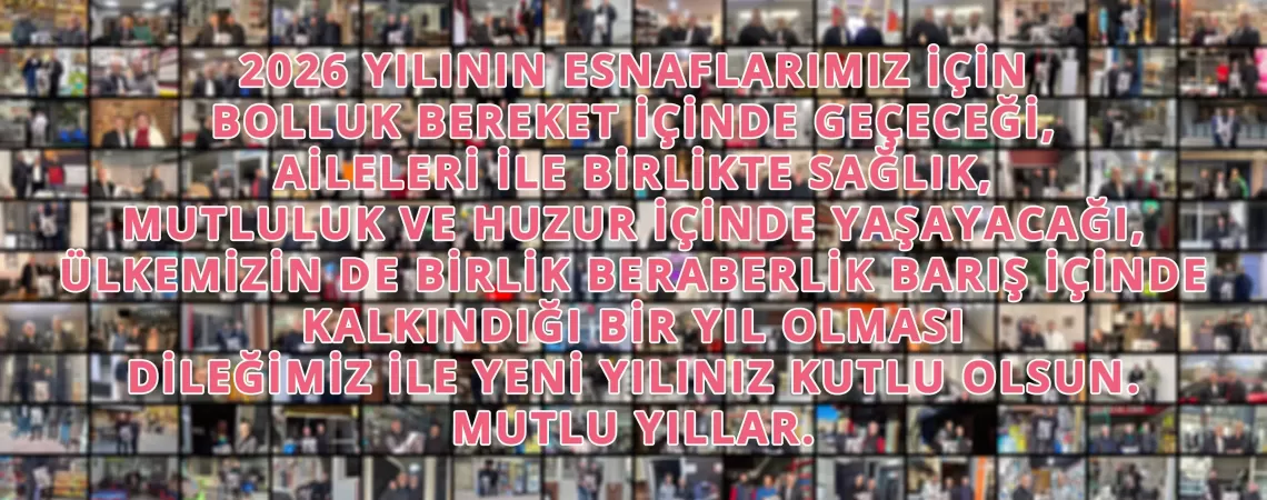 2026 Yılınız Kutlu Olsun. Birlikte Nice Mutlu Yıllara