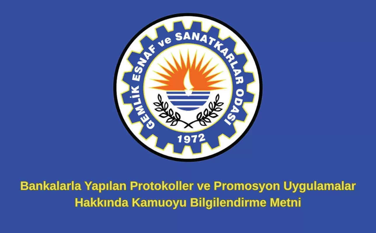 Bankalarla Yapılan Protokoller ve Promosyon Uygulamalar Hakkında Kamuoyu Bilgilendirme Metni