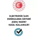 Elektronik İlan Doğrulama Sistemi Nedir?