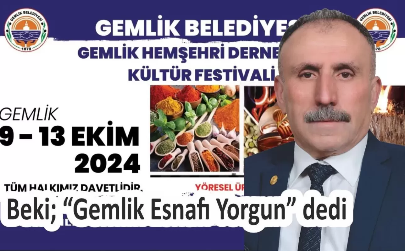 Beki; “Esnaf Yorgun Dedi”